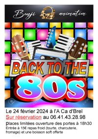 ANNULE Soirée années 80