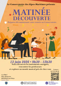 Matinée découverte : osez le conservatoire