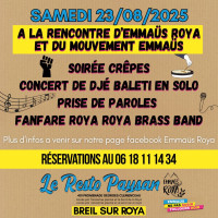 Soirée crêpes au Resto Paysan : A la rencontre d'Emmaüs Roya