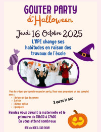Goûter Party d'Halloween