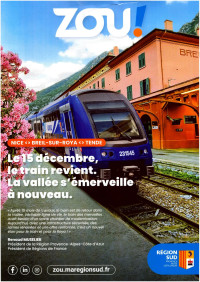 Ré-ouverture ligne SNCF Nice-Tende
