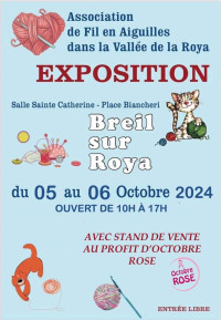 Exposition de l'association de fil en aiguilles