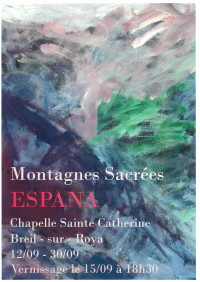 Exposition peintures "Montagnes sacrées" par Espana Florent