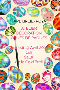 Atelier décoration oeufs de Pâques