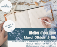 Atelier d'écriture adultes/ados