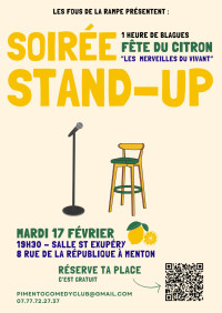 Soirée stand-up à Menton avec Graines de vie