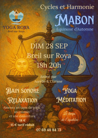 Atelier cycles et harmonie : Mabon - Equinoxe d'automne