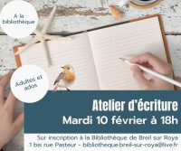 Atelier d'écriture 