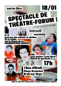 Spectacle de théâtre-Forum