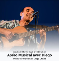 Apéro-concert avec Diego - Epicerie le passage