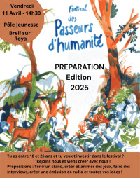 Préparation Festival Passeurs d'Humanité 2025