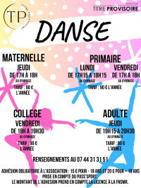 Cours de danse