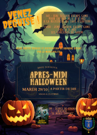 Après midi Halloween organisé par la mairie