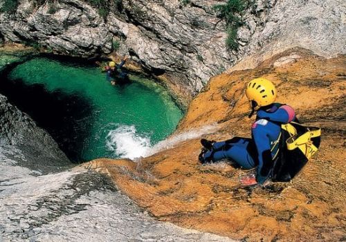 Canyoning à Roya